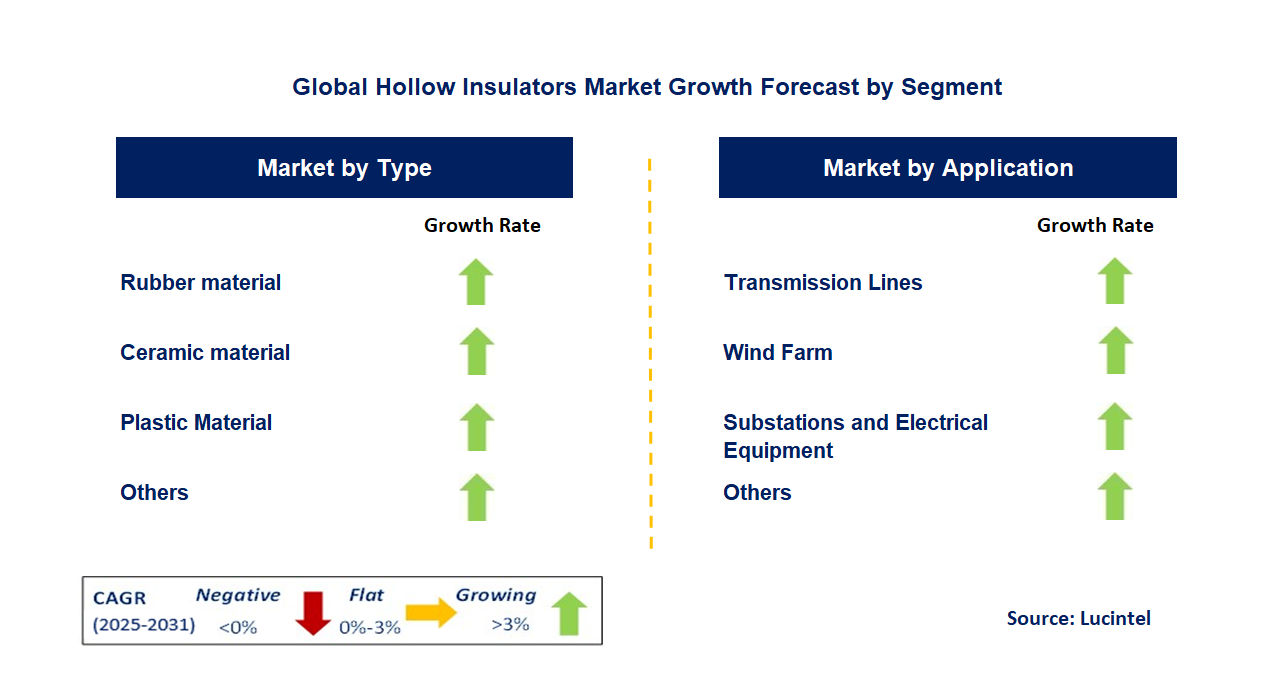 Hollow Insulators Market by Segment